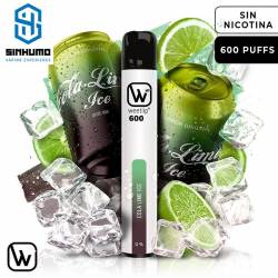 Vaper Desechable Cola Lime Ice SIN NICOTINA by Weetiip